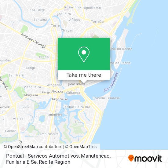 Pontual - Servicos Automotivos, Manutencao, Funilaria E Se map
