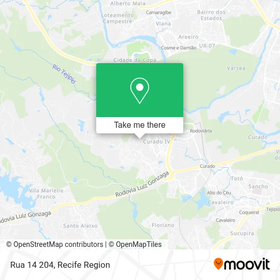 Rua 14 204 map