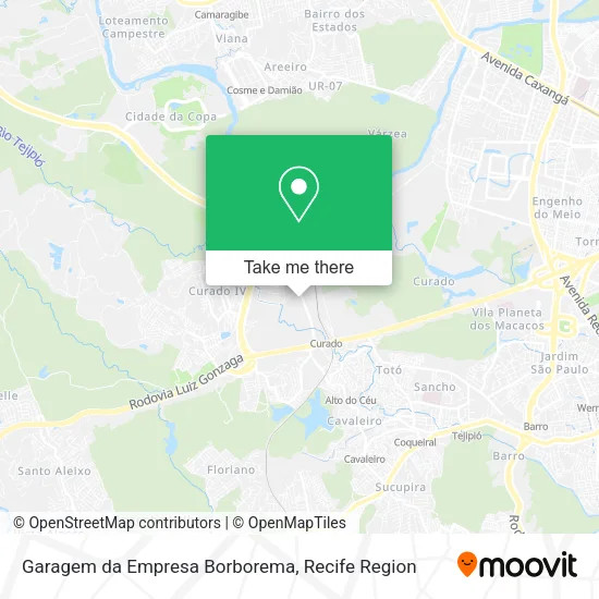 Garagem da Empresa Borborema map