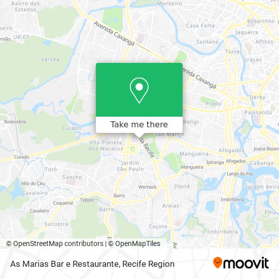 As Marias Bar e Restaurante map