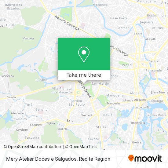 Mery Atelier Doces e Salgados map