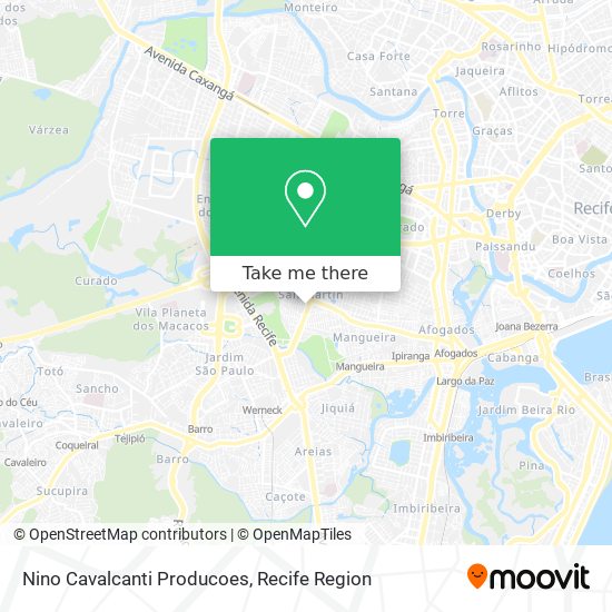 Nino Cavalcanti Producoes map
