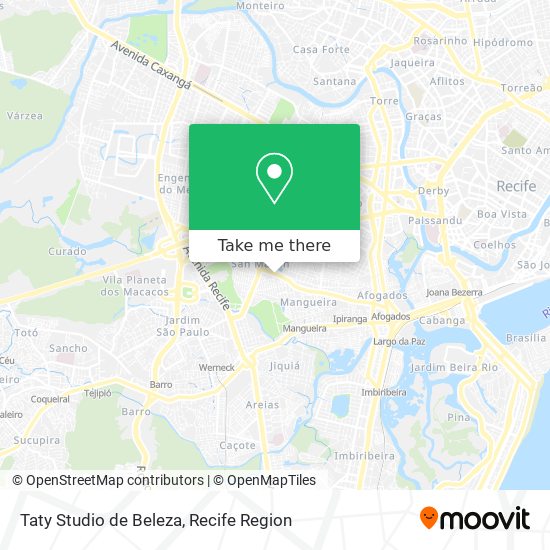 Mapa Taty Studio de Beleza