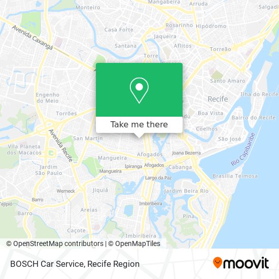 Mapa BOSCH Car Service