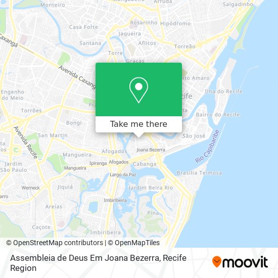 Assembleia de Deus Em Joana Bezerra map
