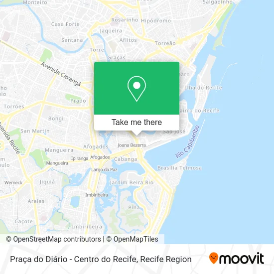 Praça do Diário - Centro do Recife map