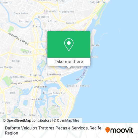 Dafonte Veiculos Tratores Pecas e Servicos map