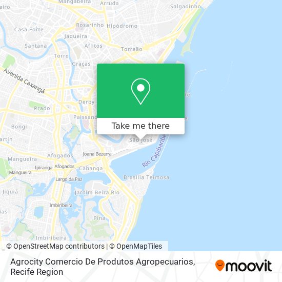 Agrocity Comercio De Produtos Agropecuarios map