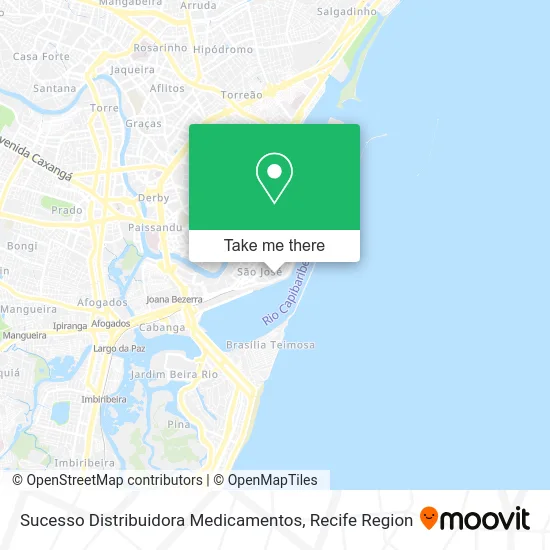 Sucesso Distribuidora Medicamentos map