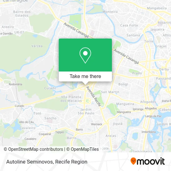 Autoline Seminovos map