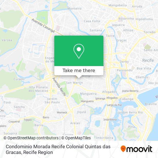 Mapa Condominio Morada Recife Colonial Quintas das Gracas