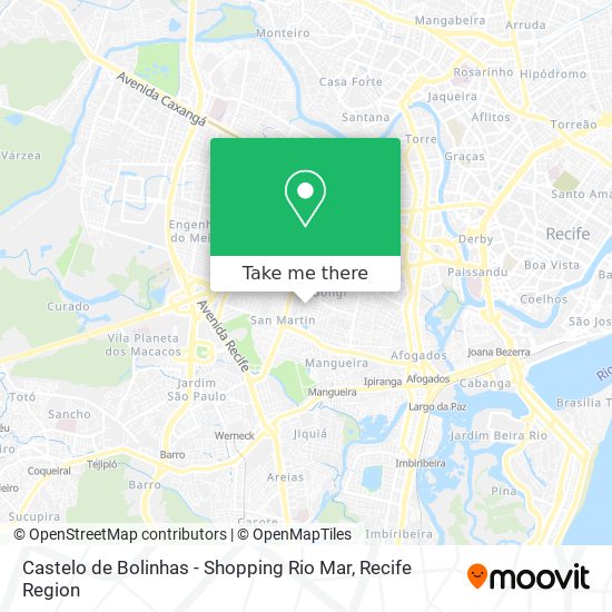 Mapa Castelo de Bolinhas - Shopping Rio Mar