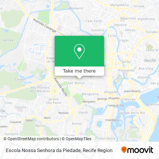 Mapa Escola Nossa Senhora da Piedade