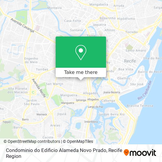 Mapa Condominio do Edificio Alameda Novo Prado