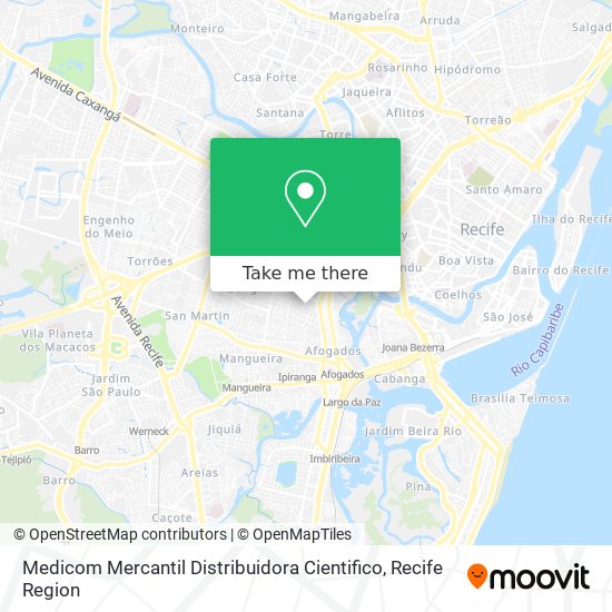 Medicom Mercantil Distribuidora Cientifico map