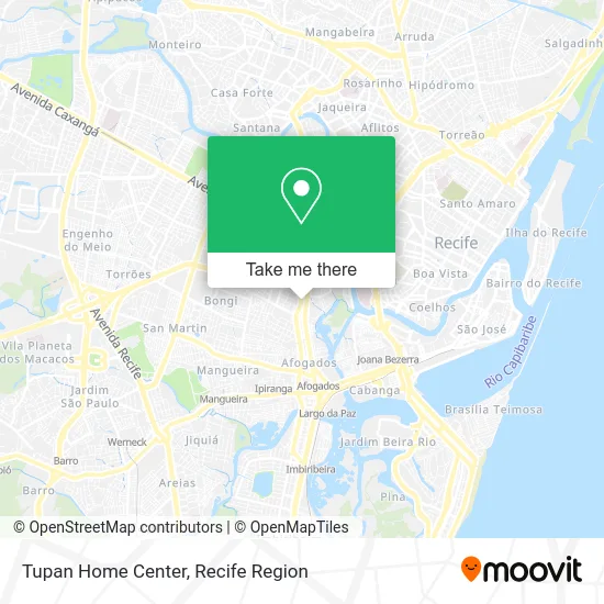 Tupan Home Center map