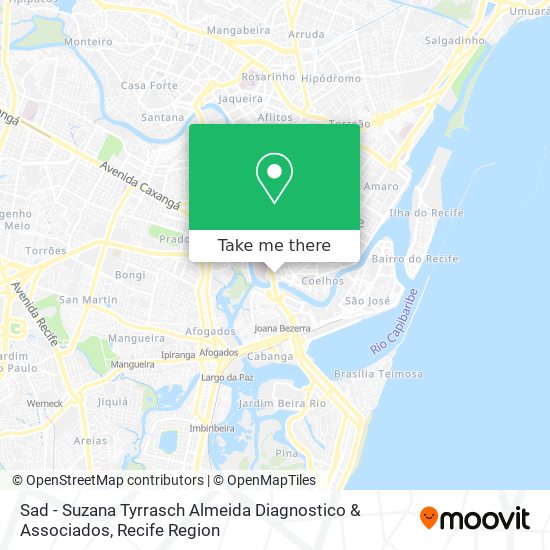 Sad - Suzana Tyrrasch Almeida Diagnostico & Associados map