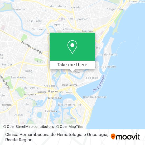 Clinica Pernambucana de Hematologia e Oncologia map