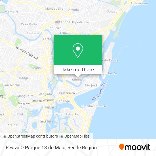 Reviva O Parque 13 de Maio map
