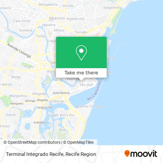 Mapa Terminal Integrado Recife