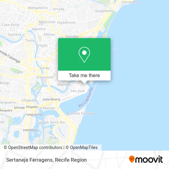 Sertaneja Ferragens map