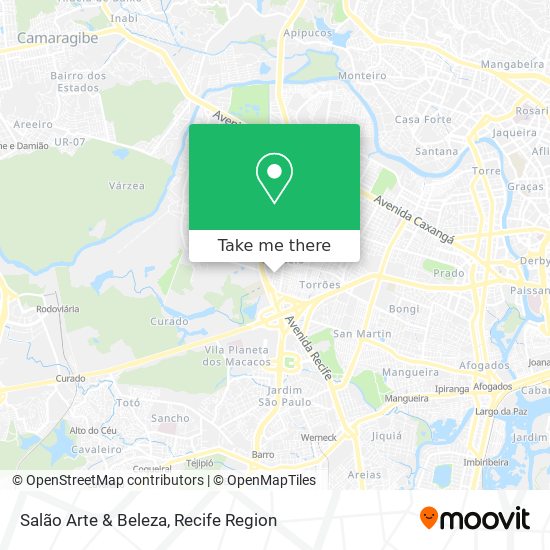 Salão Arte & Beleza map