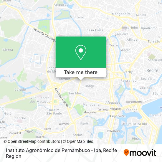 Instituto Agronômico de Pernambuco - Ipa map