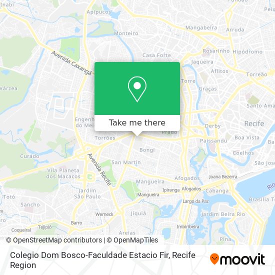 Colegio Dom Bosco-Faculdade Estacio Fir map