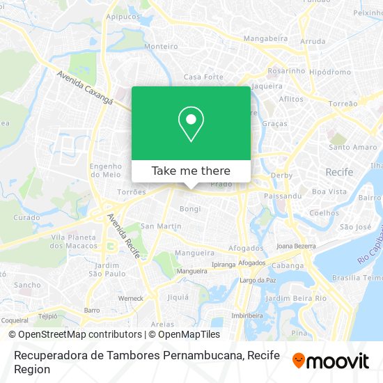 Recuperadora de Tambores Pernambucana map