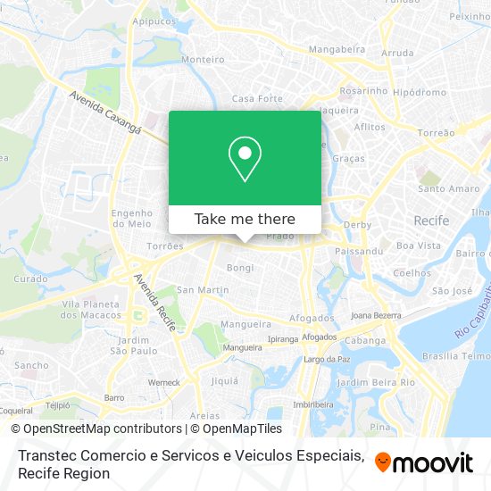 Transtec Comercio e Servicos e Veiculos Especiais map
