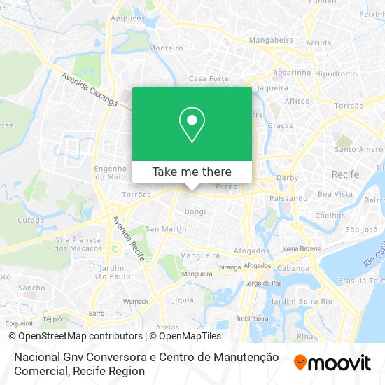 Mapa Nacional Gnv Conversora e Centro de Manutenção Comercial