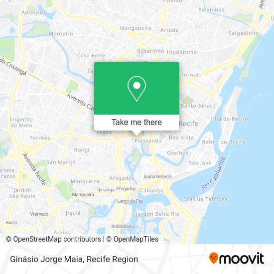 Ginásio Jorge Maia map