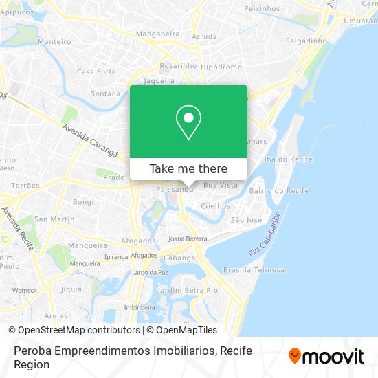 Peroba Empreendimentos Imobiliarios map