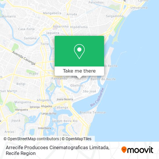 Arrecife Producoes Cinematograficas Limitada map