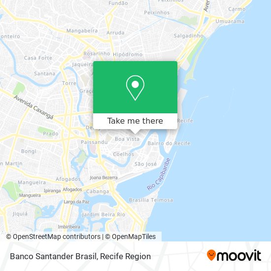 Banco Santander Brasil map