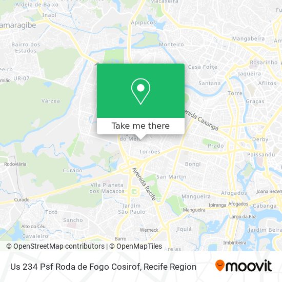 Us 234 Psf Roda de Fogo Cosirof map