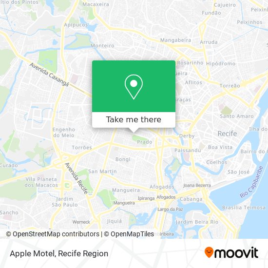 Mapa Apple Motel