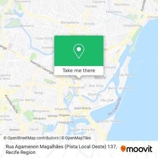 Rua Agamenon Magalhães (Pista Local Oeste) 137 map