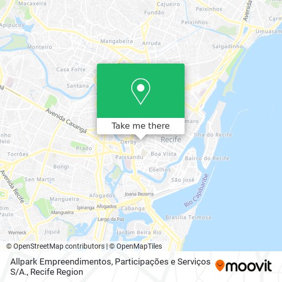 Mapa Allpark Empreendimentos, Participações e Serviços S / A.