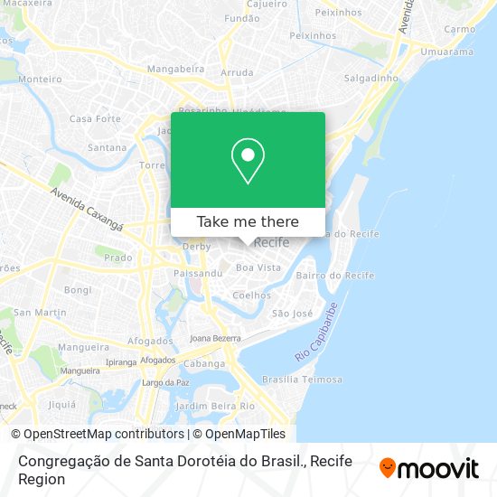 Congregação de Santa Dorotéia do Brasil. map