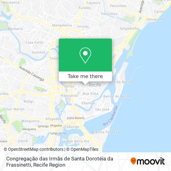 Congregação das Irmãs de Santa Dorotéia da Frassinetti map