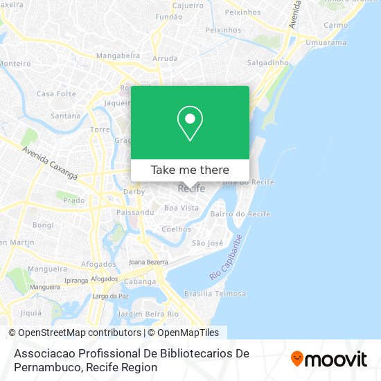 Associacao Profissional De Bibliotecarios De Pernambuco map