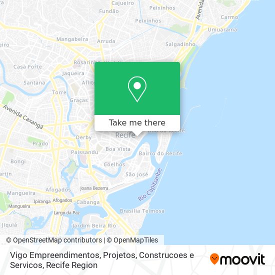 Mapa Vigo Empreendimentos, Projetos, Construcoes e Servicos