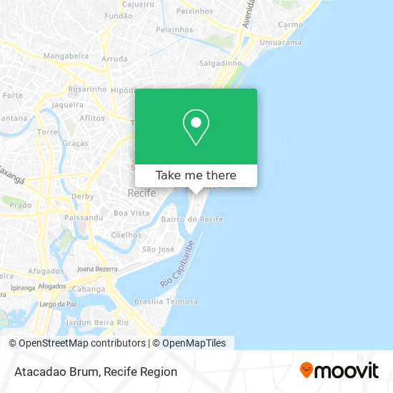 Atacadao Brum map