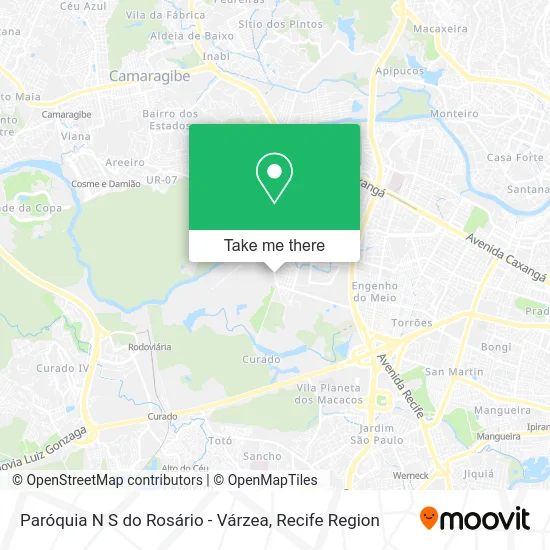 Paróquia N S do Rosário - Várzea map