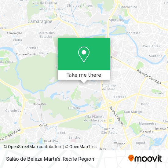 Salão de Beleza Marta's map