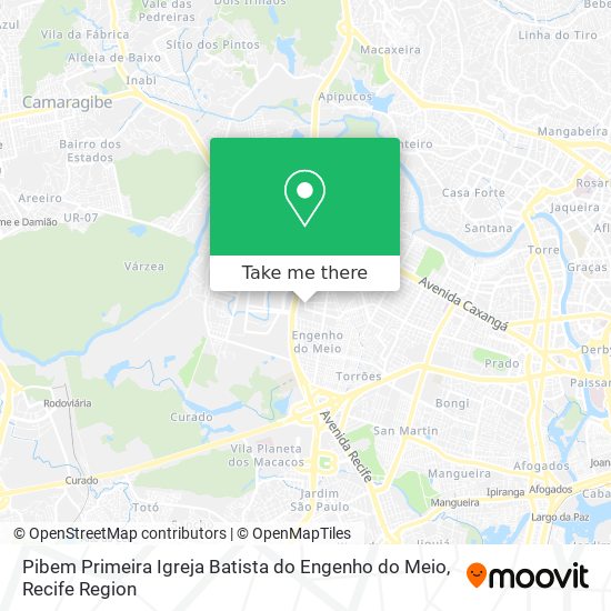 Pibem Primeira Igreja Batista do Engenho do Meio map
