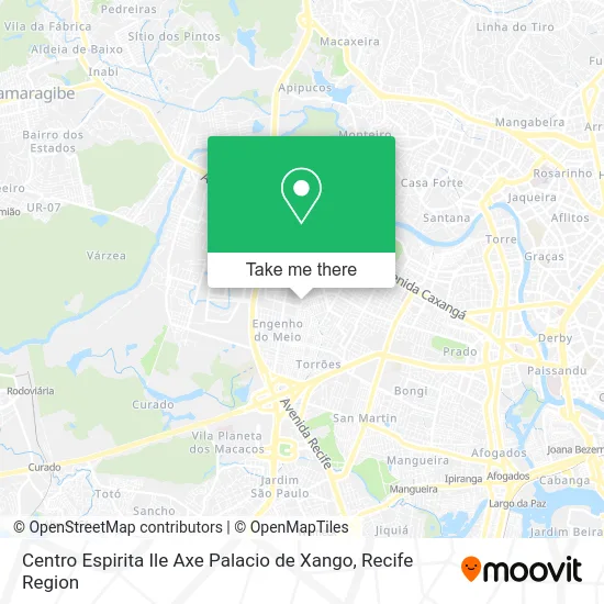 Centro Espirita Ile Axe Palacio de Xango map