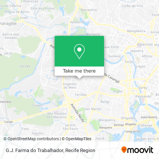 G.J. Farma do Trabalhador map