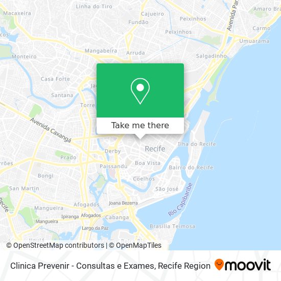 Clinica Prevenir - Consultas e Exames map